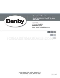 Danby DIM2500WDB Product Manual (2.63 MB)