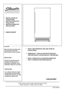 Danby DIM32D1BSSPR Installation Instructions