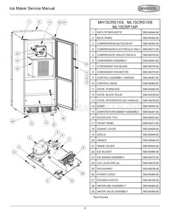 Marvel ML15CRP1XP Exploded View