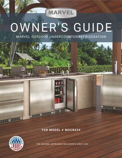 Marvel MOCR215SS01B Owner's Manual