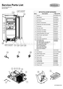 Marvel MP15CPS3LS Exploded View