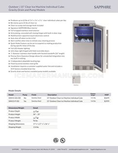 Sapphire SIIM15POD Spec Sheet