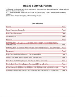 Scotsman DCE33A-1SSD Parts Manual