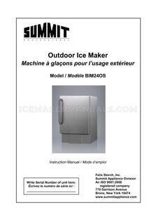 Summit BIM24OS Manual