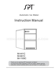 Sunpentown IM1109C User Manual