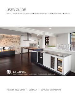 U-Line U3018CLRS40B User Guide