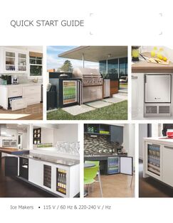 U-Line UACR014BS01A Quick Start Guide