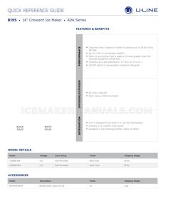 U-Line UBI95B00A Spec Sheet 7