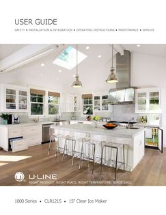U-Line UCLR1215S40B User Guide