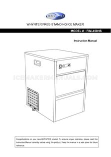 Whynter FIM450HS User Manual