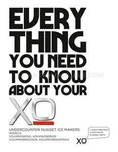 XO XOUIM1585NOA Manual